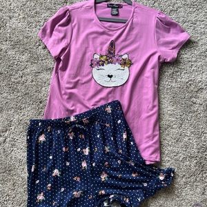 Girls Summer Caticorn Outfit